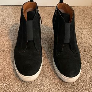 Heeled sneakers size 9. Brand is Paolo